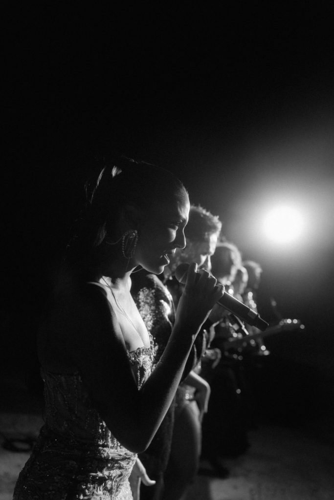 Hochzeitsband auf einer Sizilien Hochzeit