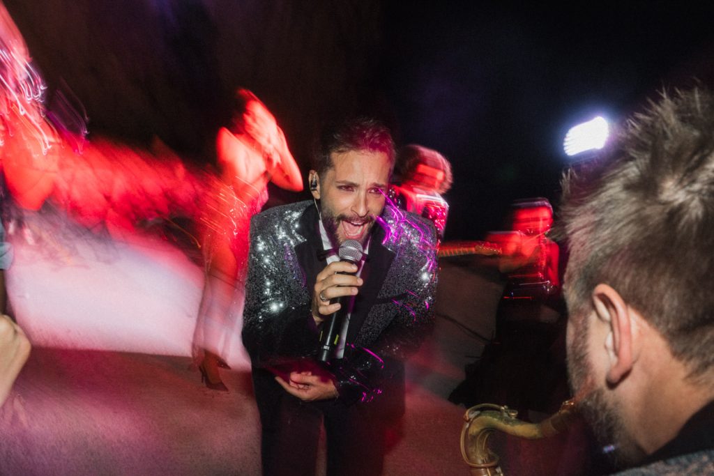 Hochzeitsband auf einer Sizilien Hochzeit