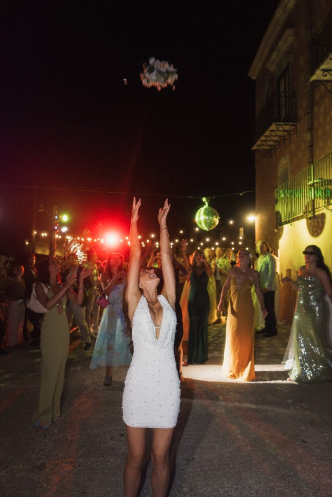 Brautstraußwurf auf Sizilien