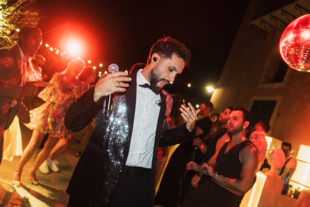 Hochzeitsband auf einer Sizilien Hochzeit