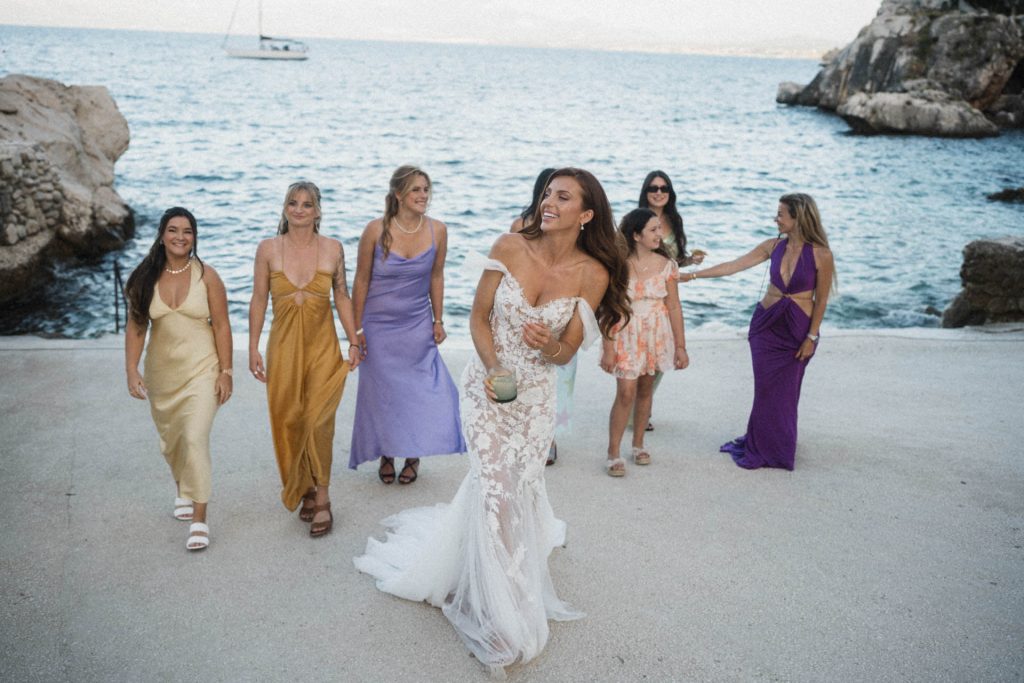 Bridesmaids Sicily Wedding