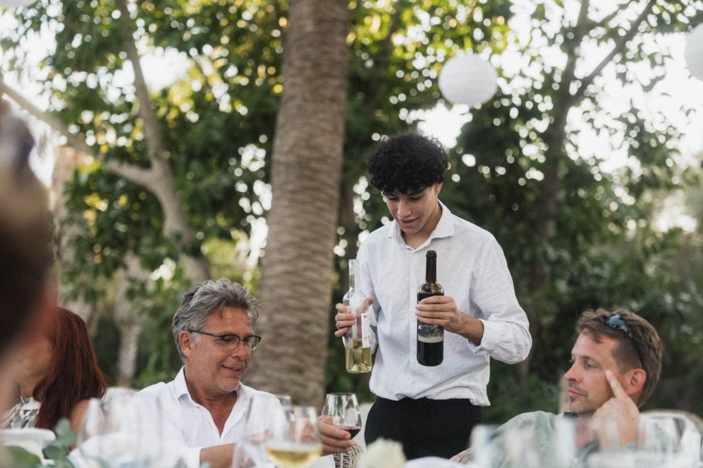 Dinner in der Finca Predio Son Serra Mallorca auf Hochzeit
